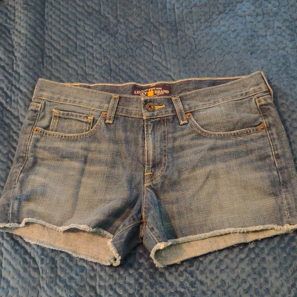 Denim shorts